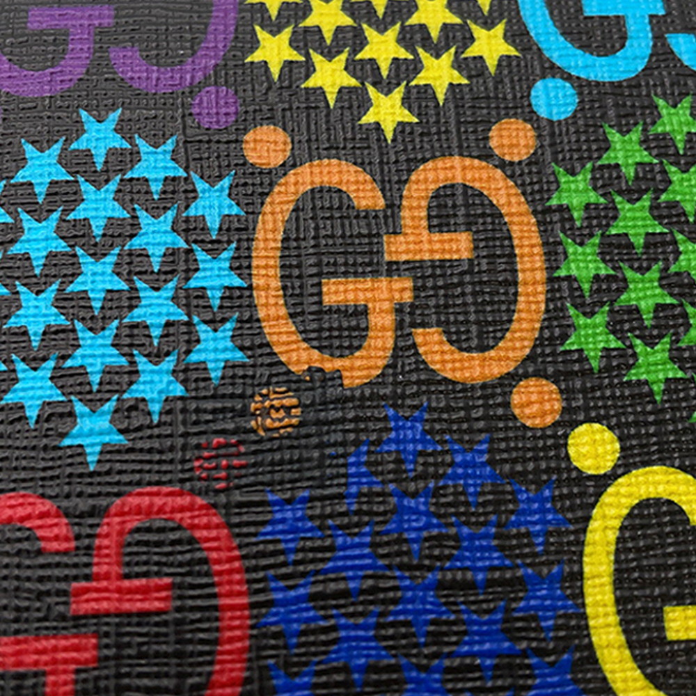 Pre-Loved Gucci GG Supreme Psychedelic Zip Around Wallet - Picture 9 of 12